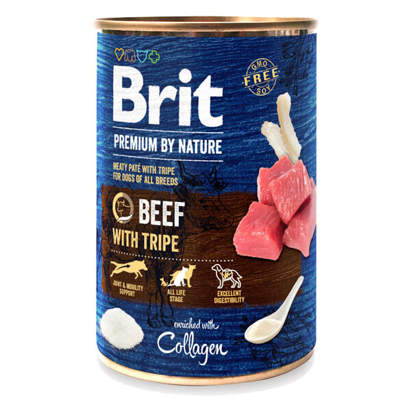 Brit Premium Вологий корм (яловичина і рубець)