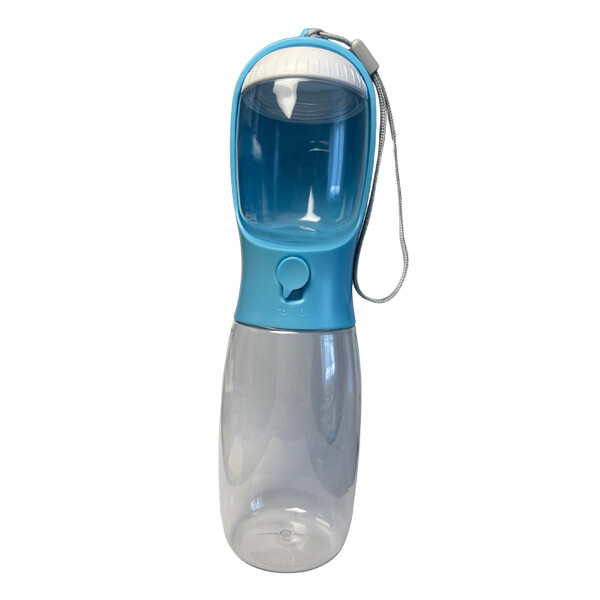 Поїлка для собак та котів 550 мл з контейнером для корму