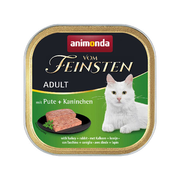 Animonda Vom Feinsten вологий корм для котів з індичкою та кроликом