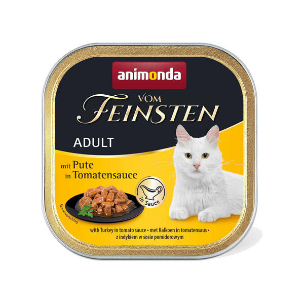 Animonda Vom Feinsten вологий корм для котів з індичкою в томатному соусі