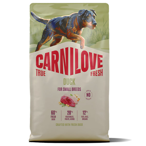Сухий корм для собак малих порід Carnilove True Fresh Duck (Качка)