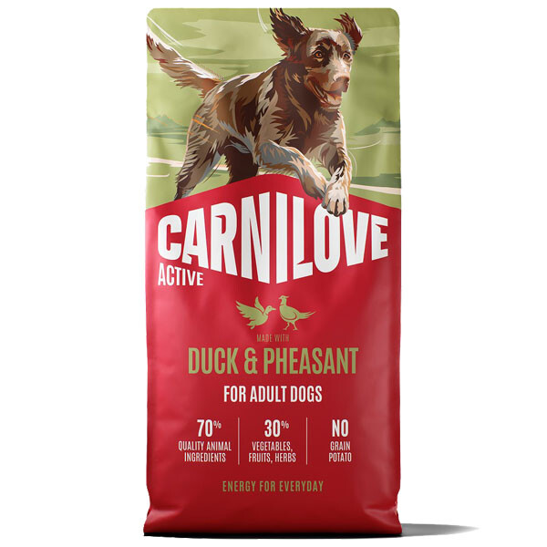 Сухий корм для собак Carnilove Active Duck & Pheasant (Качка і фазан)