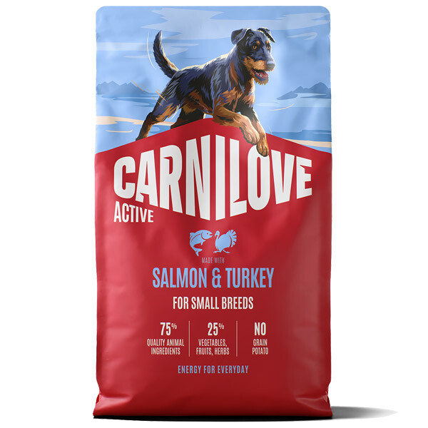 Сухий корм для собак малих порід Carnilove Active Salmon & Turkey (Лосось та індичка)