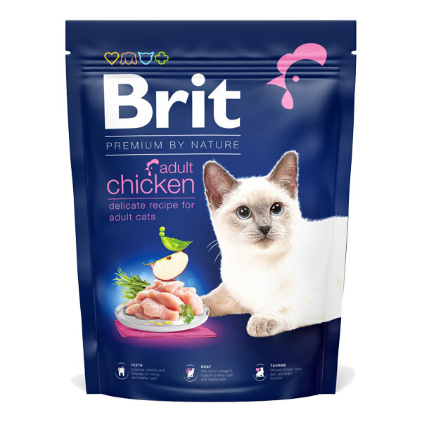 Brit Premium Cat Adult Chicken Сухий корм (курка)