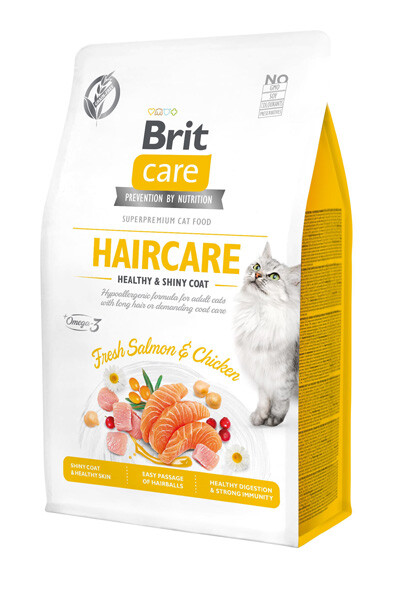 Brit Care GF Haircare Fresh Salmon & Chicken Сухий беззерновий корм (лосось і курка)