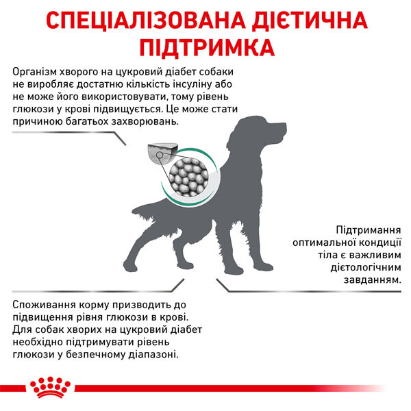 Royal Canin Diabetic Вологий дієтичний корм для собак при цукровому діабеті — фото 3