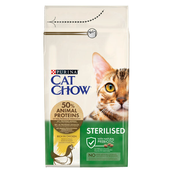 Cat Chow Sterilised Сухий корм для стерилізованих (курка)