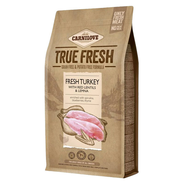 Carnilove True Fresh Сухий корм для дорослих собак всіх порід (індичка)