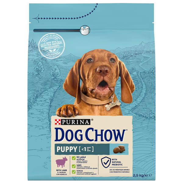 Dog Chow Puppy Сухий корм для цуценят (ягня)