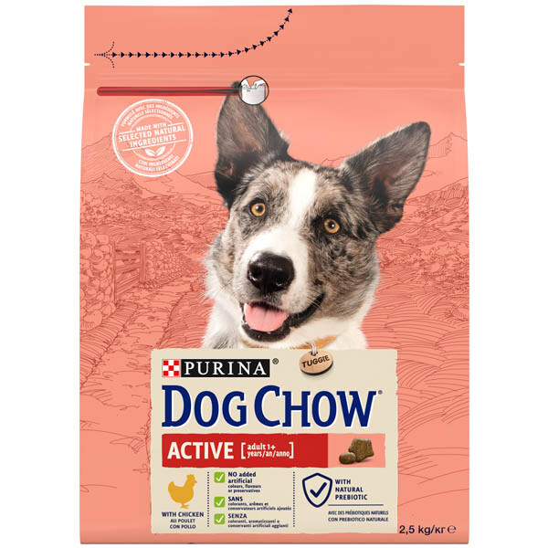 Dog Chow Active Сухий корм для активних собак (курка)