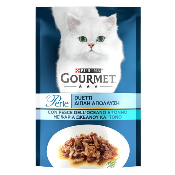 Gourmet Perle Вологий корм (океанічна риба та тунець)