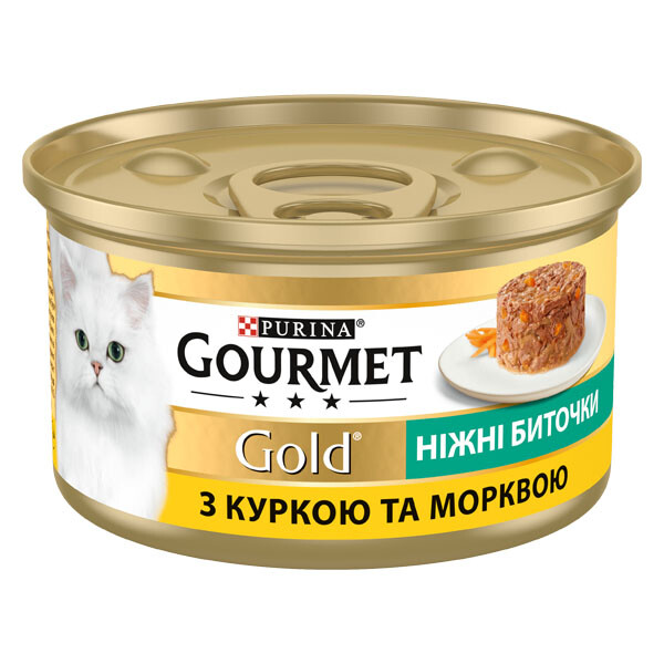 Gourmet GOLD Savoury Cake Вологий корм (курка та морква)