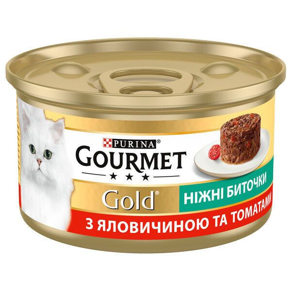 Gourmet GOLD Savoury Cake Вологий корм (яловичина та томати)