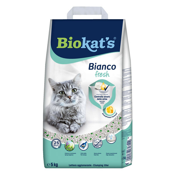 Biokat's Bianco бентонітовий наповнювач для котячого туалету