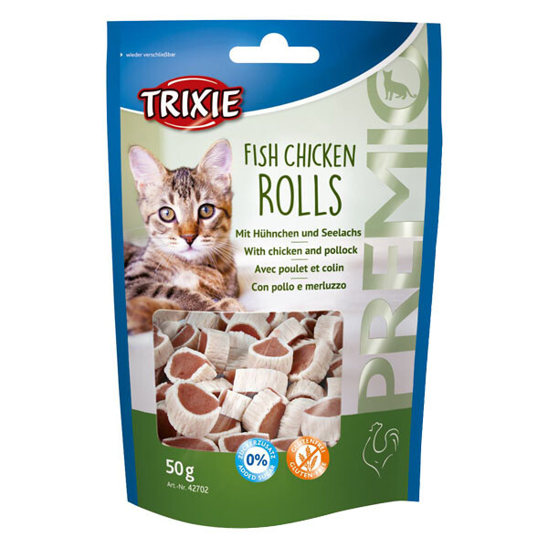 Trixie Premio Rolls роли для котів з рибою і куркою
