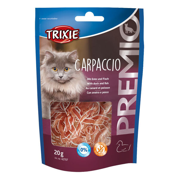 Trixie Premio Carpaccio для котів з качкою та рибою 