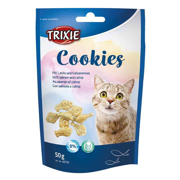 Trixie Cookies печиво для котів з лососем та котячою м'ятою