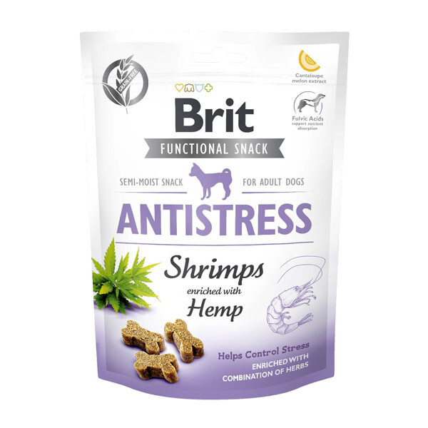 Brit Care Antistress ласощі для собак антистрес (креветки)