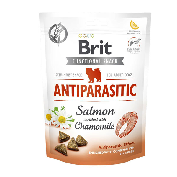 Brit Care Antiparasitic ласощі з антипаразитарним ефектом (лосось і ромашка)