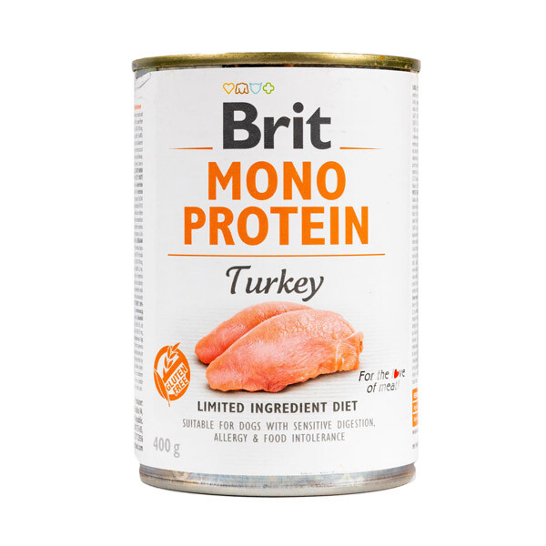 Вологий корм Brit Mono Protein (індичка)