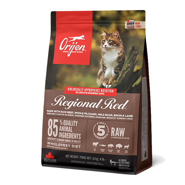 Сухий корм Orijen Regional Red Cat для котів всіх порід та всіх стадій життя