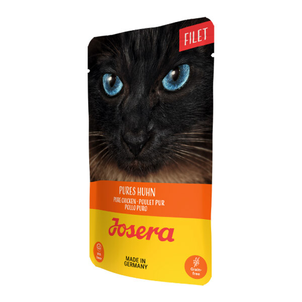 Вологий беззерновий корм Josera Filet зі шматочками курятини в бульйоні
