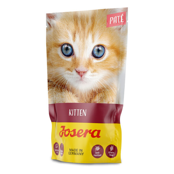 Вологий беззерновий корм Josera Pate паштет з куркою для кошенят