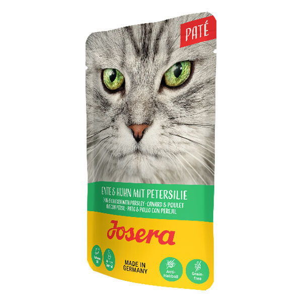 Вологий беззерновий корм Josera Pate паштет з куркою, качкою та петрушкою
