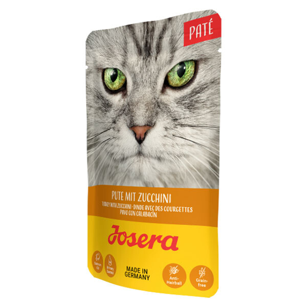 Вологий беззерновий корм Josera Pate паштет з індичкою та цукіні