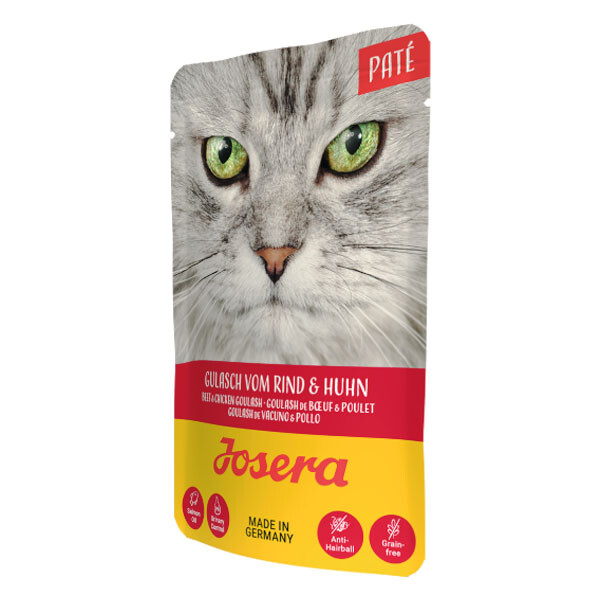 Вологий беззерновий корм Josera Pate гуляш з яловичиною та куркою