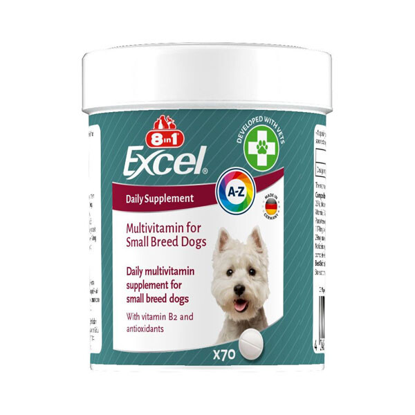 8in1 Excel Multi Vitamin Small Breed мультивітаміни для собак дрібних порід