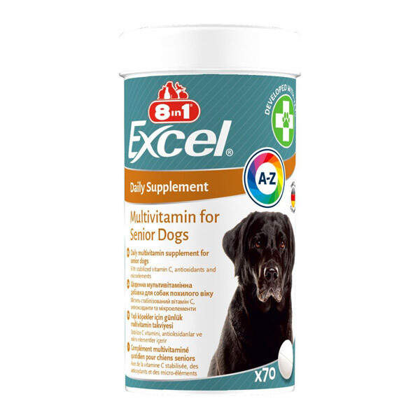 8in1 Excel Multi Vitamin Senior мультивітаміни для собак віком від 7 років