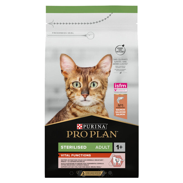 Pro Plan Vital Functions Сухий корм для стерилізованих котів Лосось