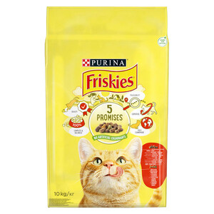 Сухий корм Friskies (яловичина, курка та овочі) 
