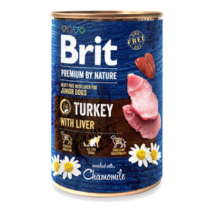 Вологий корм Brit Premium (індичка і печінка)
