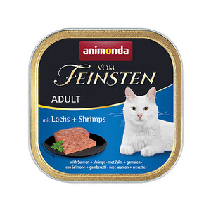 Animonda Vom Feinsten вологий корм для котів з лососем та креветками