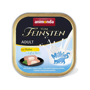 Animonda Vom Feinsten вологий корм для котів з куркою та йогуртовим центром
