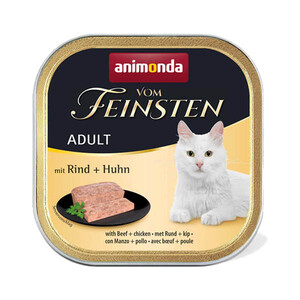 Animonda Vom Feinsten вологий корм для котів з яловичиною та куркою