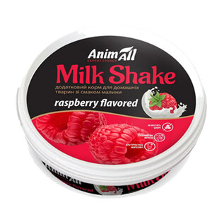 Animall MilkShake ласощі для котів та собак зі смаком малини