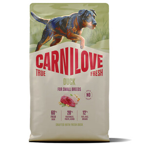 Сухий корм для собак малих порід Carnilove True Fresh Duck (Качка)