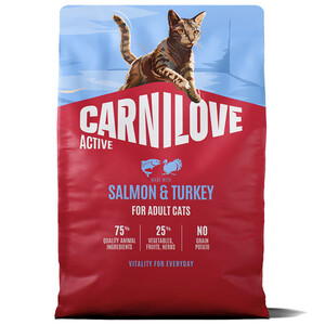 Сухий корм для котів Carnilove Active Salmon & Turkey (Лосось та індичка)
