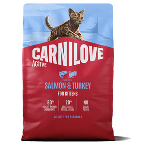 Сухий корм для кошенят Carnilove Active Salmon & Turkey (Лосось та індичка)