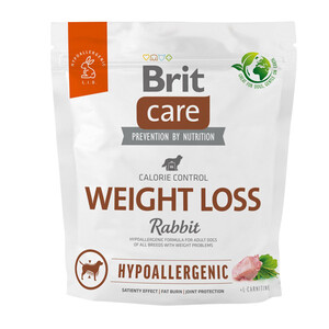 Сухий корм Brit Care Hypoallergenic Weight Loss для собак із зайвою вагою (кролик)