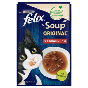 Вологий корм Felix Soup (яловичина)