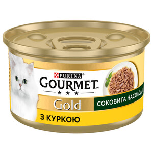Вологий корм Gourmet GOLD (курка)
