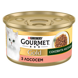 Вологий корм Gourmet GOLD (лосось)