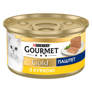 Вологий корм Gourmet GOLD Pate (курка)