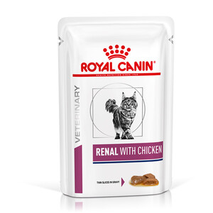 Вологий корм Royal Canin Renal with chiken для котів з хворобою нирок