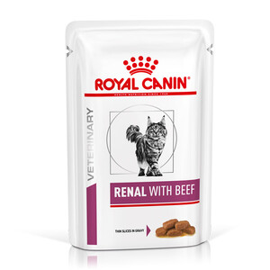 Вологий корм Royal Canin Renal with beef для котів з хворобою нирок