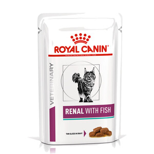 Вологий корм Royal Canin Renal with fish для котів з хворобою нирок